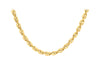 9ct Yellow Gold 100 Diamond Cut Prince of Wales Chain