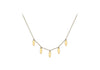9ct Yellow Gold 5-Oval Drop Adjustable Necklace