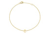9ct Yellow Gold Initial Letter Bracelet