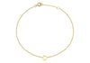 9ct Yellow Gold Initial Letter Bracelet