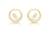 9ct Yellow Gold Freshwater Pearl 8mm Stud Earrings