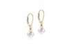9ct Yellow Gold 7mm Pearl Drop Earrings