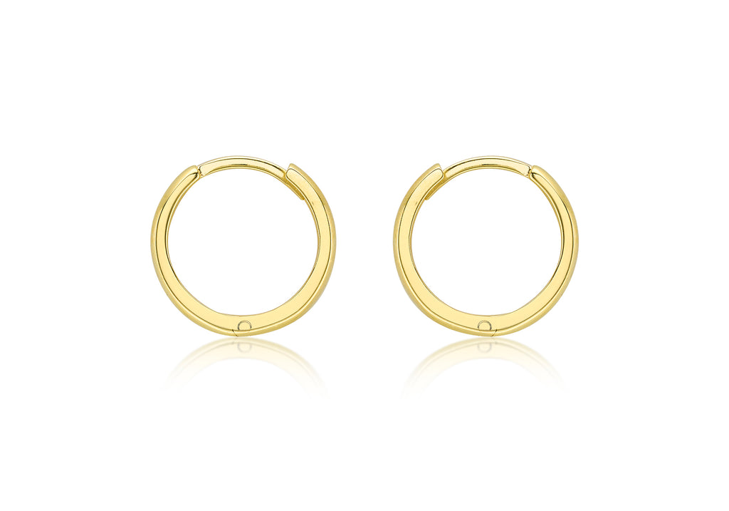 9ct Yellow Gold Huggy Hoop Earrings