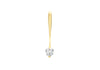 9ct Yellow Gold Zirconia  Stone Set Drop Pendant
