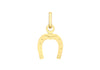 9ct Yellow Gold 8mm x 12mm Horseshoe Pendant