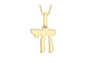 9ct Yellow Gold Hebrew 'Chai' Life Pendant