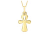 9ct Yellow Gold Ankh Cross Pendant