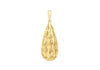 9ct Yellow Gold 8.5mm x 26.5mm Teardrop Pendant