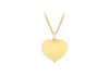 9ct Yellow Gold 17.9mm x 21.5mm Heart Pendant