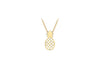 9ct Yellow Gold 7.4mm x 14.7mm Pineapple Pendant