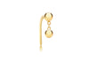 9ct Yellow Gold Double Ball Nose Stud