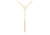 9ct 2-Tone Gold Diamond Cut Twist Bar Adjustable Necklace  41m/16"-43m/17"9