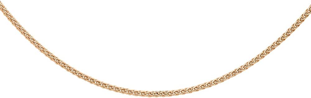 9ct Rose Gold Spiga Chain