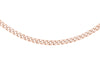 9ct Rose Gold 20 Diamond Cut Curb Chain