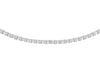 9ct White Gold 15 Venetian Box Chain Adjustable 46m/18"-51m/20"9