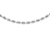 9ct White Gold 60 Diamond Cut Rope Chain