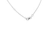 9ct White Gold Zirconia Halo Pendant