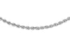 9ct White Gold 60 Rope Chain