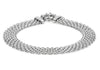 9ct White Gold Bismark Bracelet 19m/7.5"9