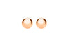 9ct Rose Gold 10mm Ball Stud Earrings
