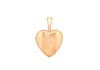 9ct Rose Gold 12mm x 18mm Etched -BCutterfly-Detail Heart Locket