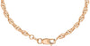 9ct Rose Gold 40 Diamond Cut Prince of Wales Chain