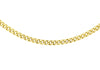 18ct Yellow Gold Diamond Cut Curb Chain