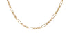 18ct Yellow Gold Paper Chain Belcher Links Necklace