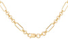 18ct Yellow Gold Paper Chain Belcher Links Necklace
