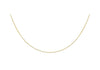 18ct Yellow Gold Adjustable Heart Slider Box Chain