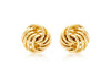 18ct Yellow Gold Rose Stud Earrings