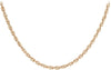 9ct Rose Gold 60 Diamond Cut Prince of Wales Chain
