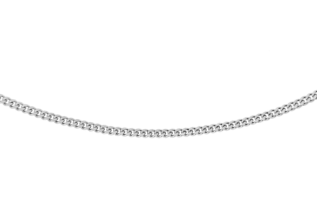 Sterling Silver 35 Panza Curb Chain 41m/16"9