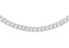 Sterling Silver 60 Panza Curb Chain 71m/28"9