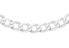 Sterling Silver 190 Flat Curb Chain 46m/18"9