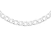 Sterling Silver 120 Flat Curb Chain 46m/18"9