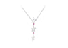 SILVER PINK STONE & STAR Y 16"9