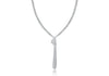 Sterling Silver lassi Knot Poporn Chain Necklace  46m/18"9