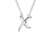 SILVER Zirconia  KISS Necklet 17"9
