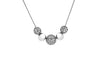 SILVER RHO 5 BEAD DROP 16"9