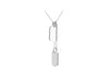 Sterling Silver Double Dog Tag Adjustable Ball Chain 46m/18"-51m/20"9