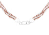 Gold Plated Sterling Silver Herringbone Plait Necklace