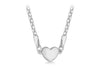 Sterling Silver Magnetic  Heart Poporn Chain Necklace  43m/17"9