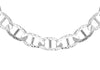 Sterling Silver 120 Diamond Cut Rambo Chain