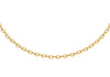 Sterling Silver Yellow Gold Plated Adjustable Trace Chain 46m/18" - 51m/20"9