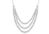 Sterling Silver Graduated Link Necklace  46m/18"9