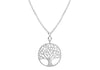 Sterling Silver 17.9mm x 24.5mm 'Tree of Life' Necklace  46m/18"-48m/19"9