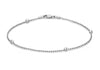 Sterling Silver Ball Chain Bracelet 18m/7"9