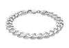 Sterling Silver 400 Curb Bracelet 20m/8"9