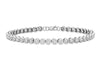 Sterling Silver Zirconia  4mm Tennis Bracelet 17.5m/6.9"9